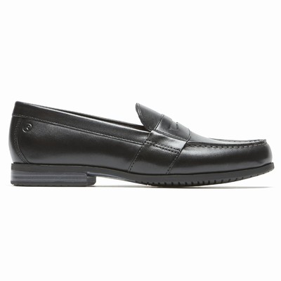 Rockport Classic Lite 2 Penny Freizeitschuhe Herren Schwarz LTM-402369